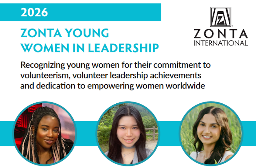 2025 Zonta Young Women in Leadership Award